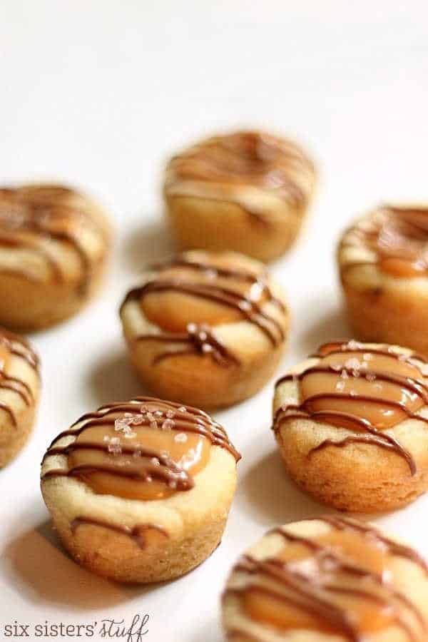 Salted Caramel Cookie Cups