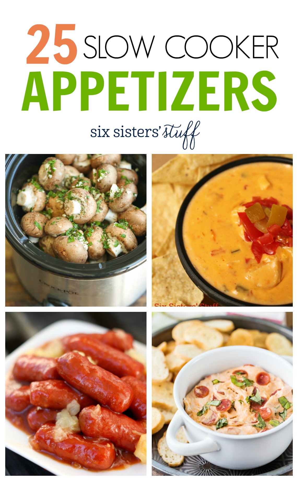 25 Throw and Go Slow Cooker Appetizers