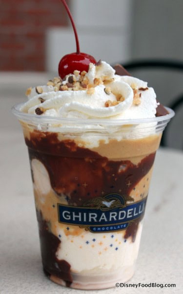 gold rush sundae