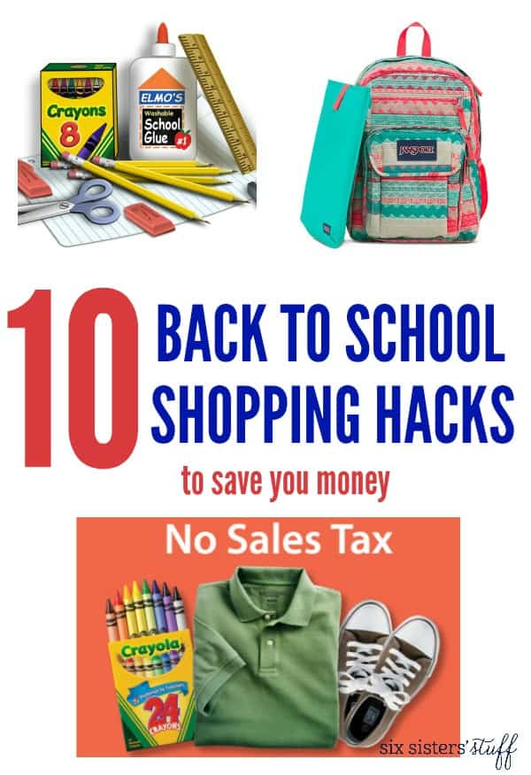 10 Back to School Shopping Hacks