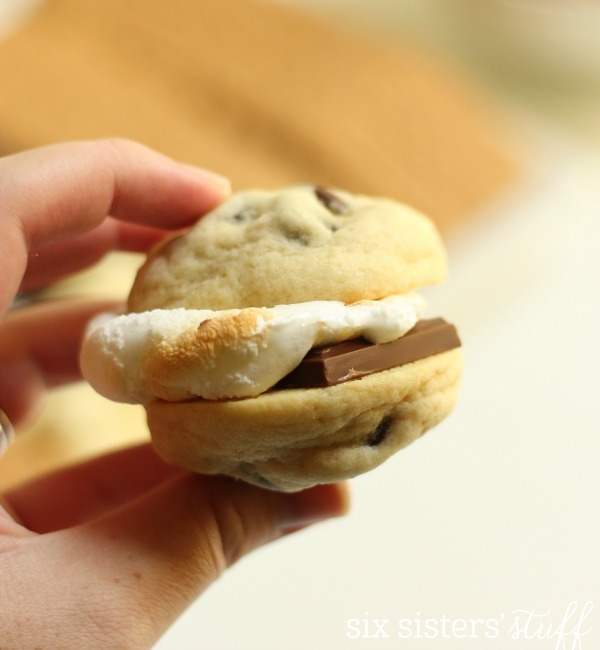 Chocolate Chip Cookie s'more