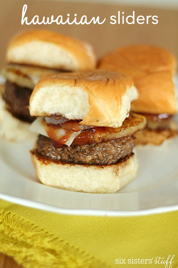 hawaiian hamburger sliders