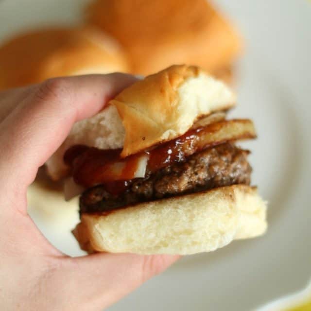 Hawaiian Hamburger Sliders Six Sisters' Stuff