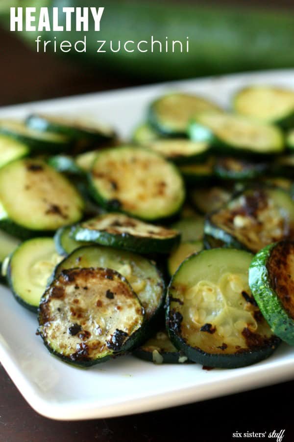 Healthy Fried Zucchini