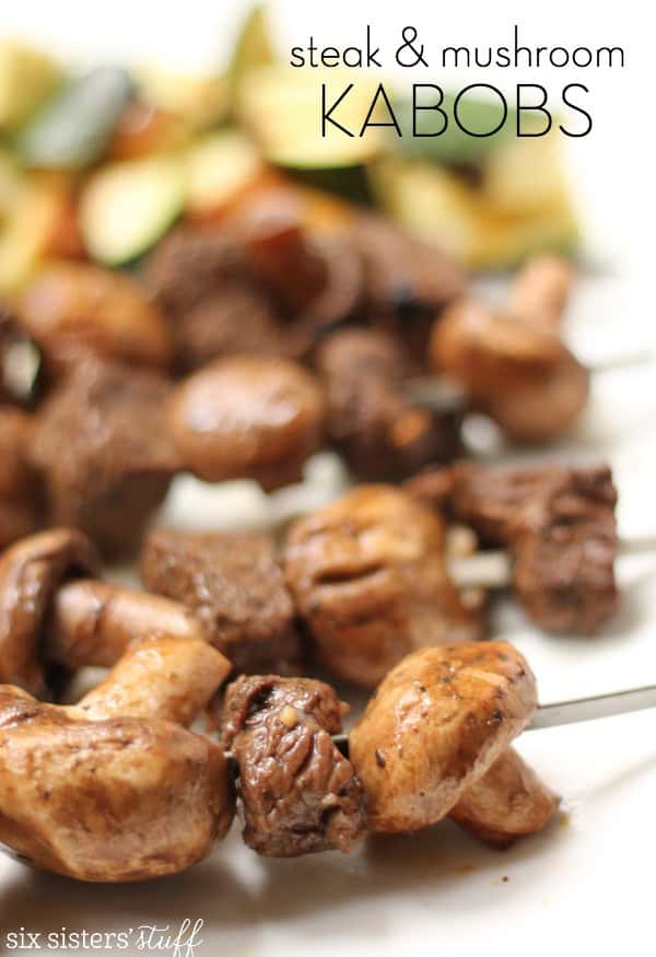 Steak and Mushroom Kabobs Recipe