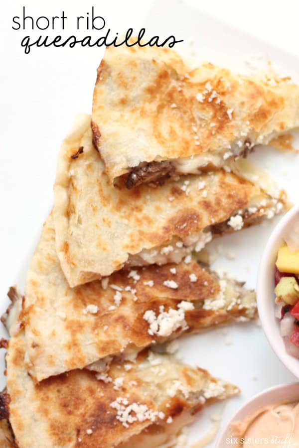 Slow Cooker Short Rib Quesadillas Recipe