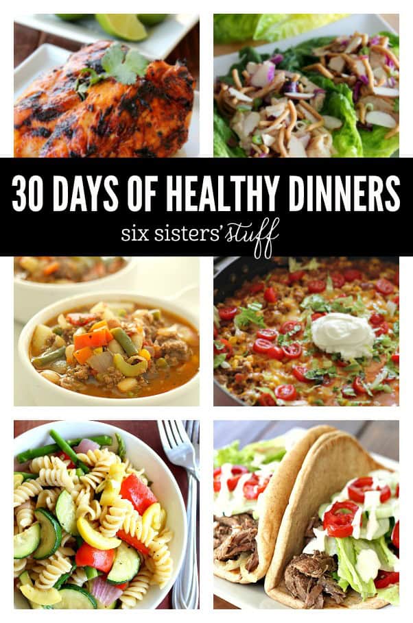 30 Days of Healthy Dinners