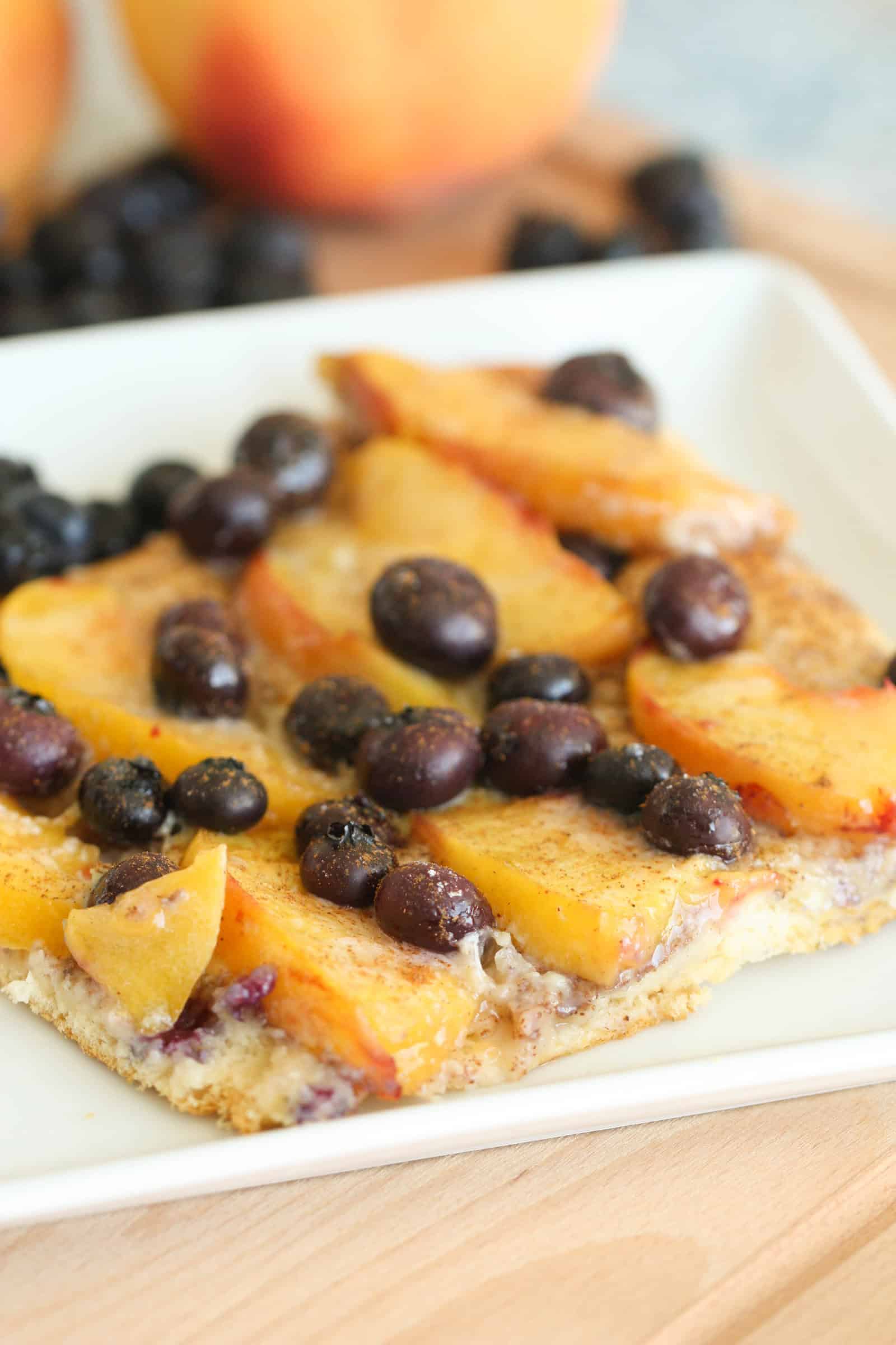 Blueberry Peach Breakfast Pastry