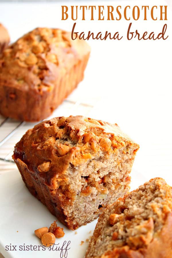 Butterscotch Banana Bread | Homemade Banana Bread Recipes Your Family Will Love