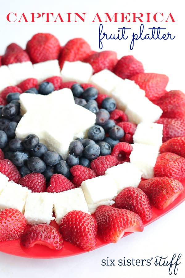 Captain America Fruit Platter Recipe