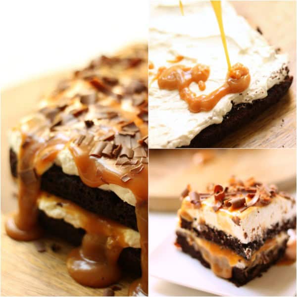 Chocolate Lasagna Collage