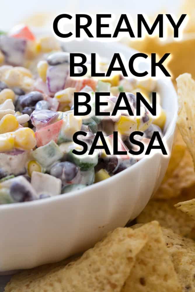 Creamy Black Bean Salsa