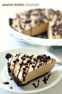 Frozen Peanut Butter Cloud Pie on SixSistersStuff