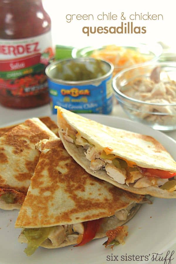 Green-Chile-and-Chicken-Quesadillas-on-SixSistersStuff.com_