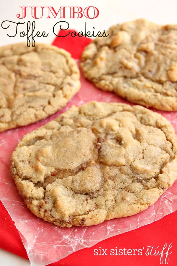 Jumbo Toffee Cookies Recipe