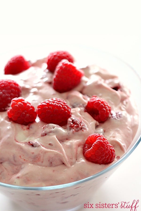 Raspberry Cheesecake Fluff Salad