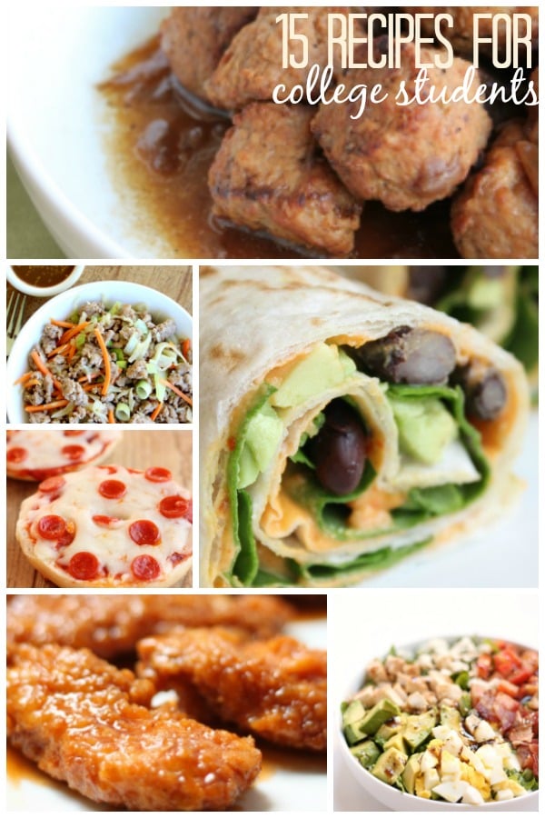 15 Recipes for a College Student