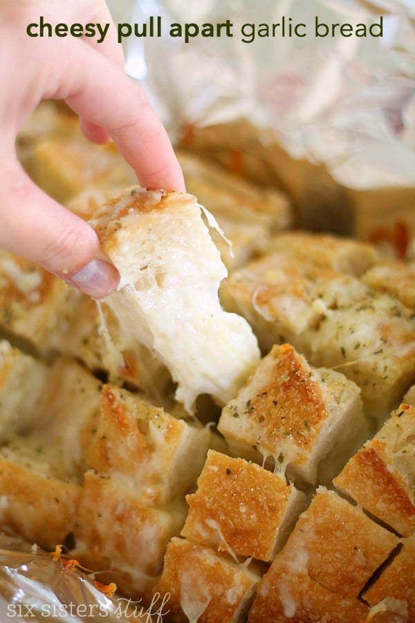 Cheesy Pull Apart Garlic Bread