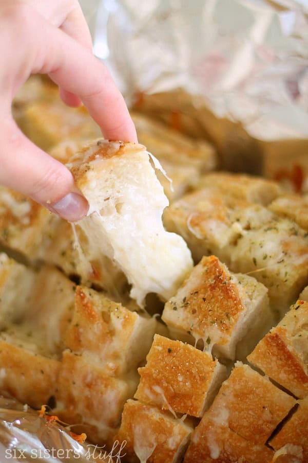 Cheesy Pull Apart Garlic Bread