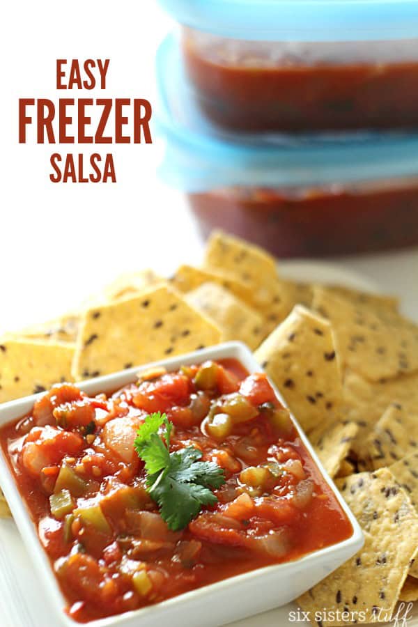 Easy Freezer Salsa Recipe