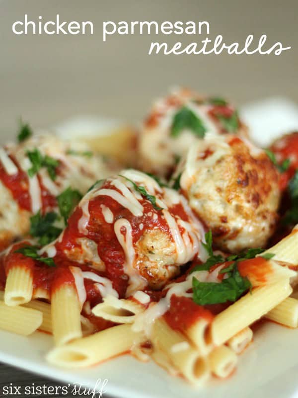 Chicken Parmesan Meatballs Recipe