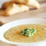 Slow Cooker Broccoli Cheddar Soup