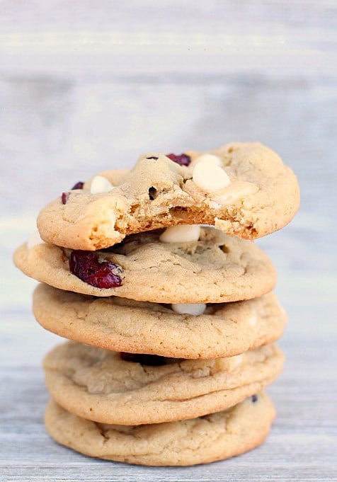 White Chocolate Cranberry Pudding Cookies Recipe