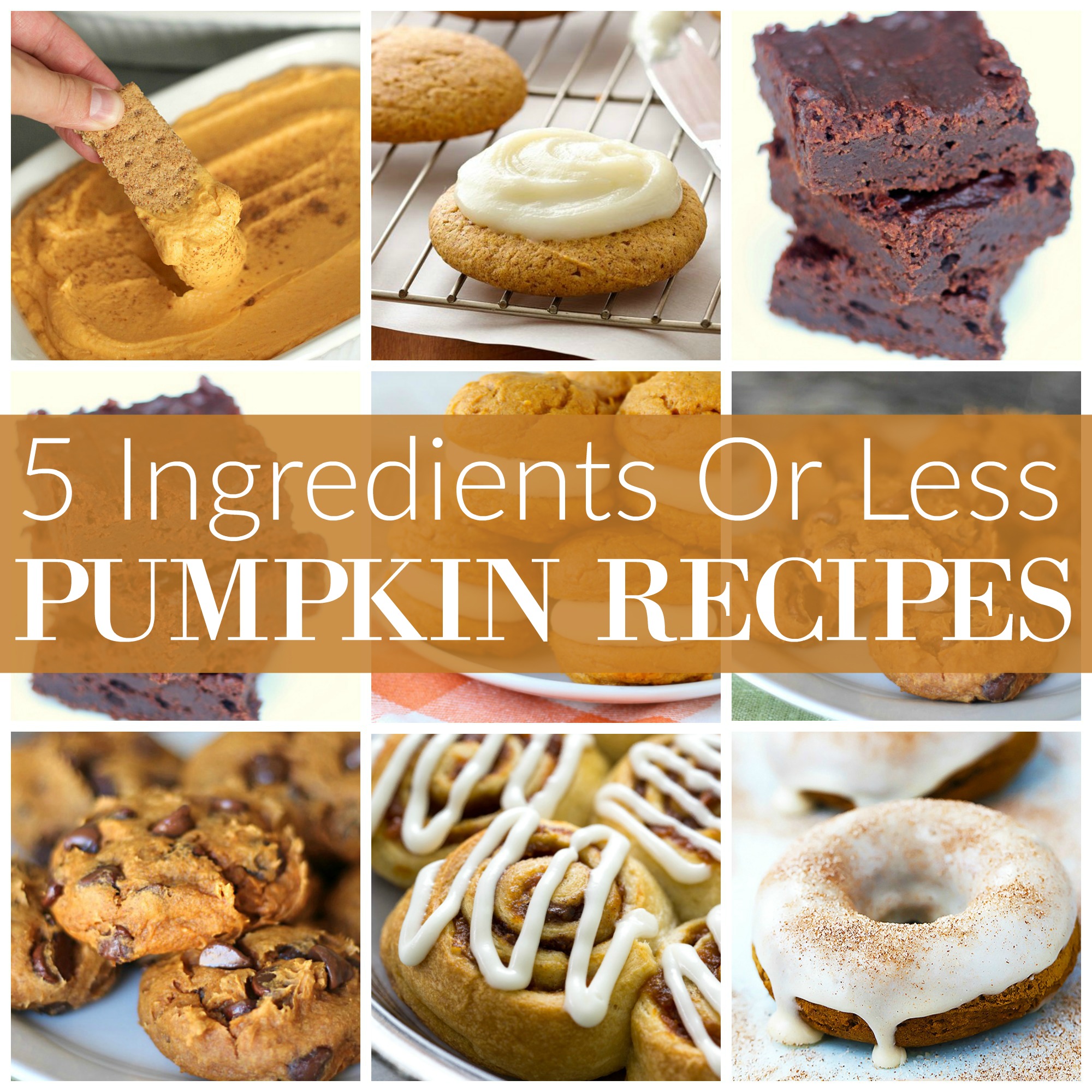 Delicious Pumpkin Recipes that are 5 Ingredients or Less