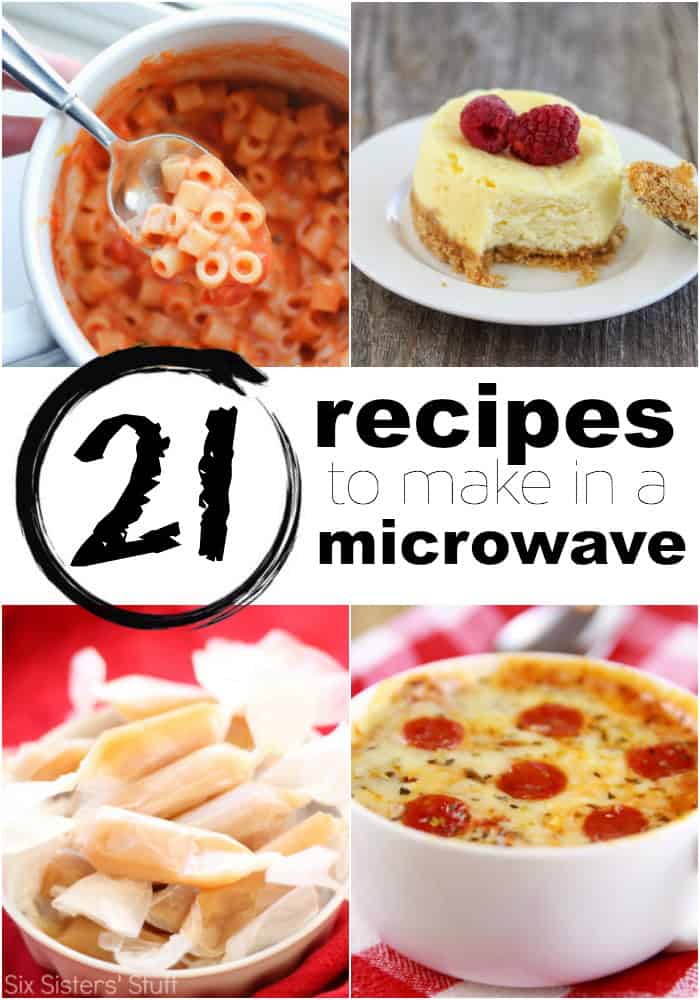 21 recipes you can make in a microwave