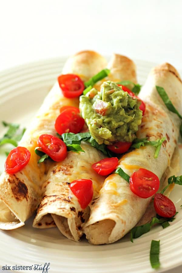 Baked Chicken Flautas Recipe