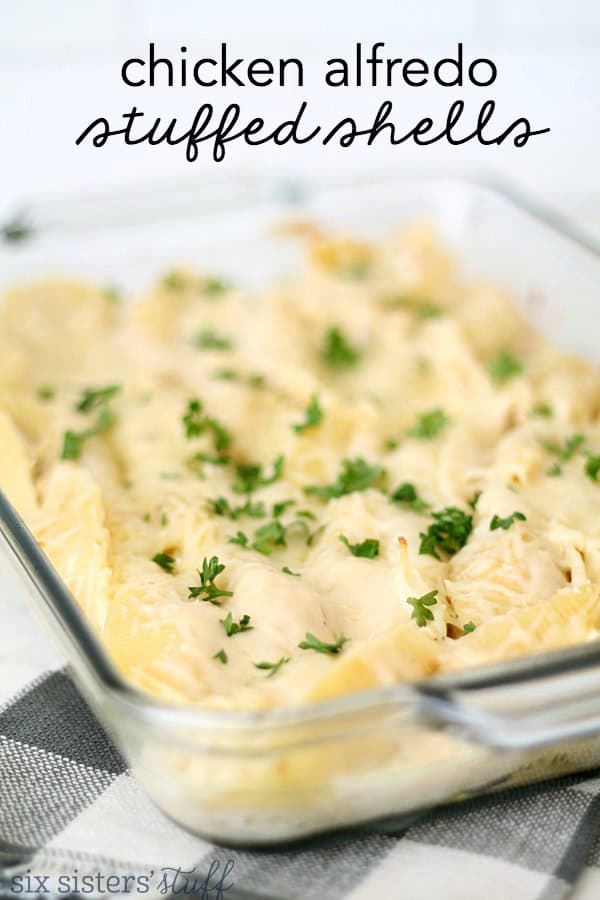 Chicken Alfredo Stuffed Shells Recipe