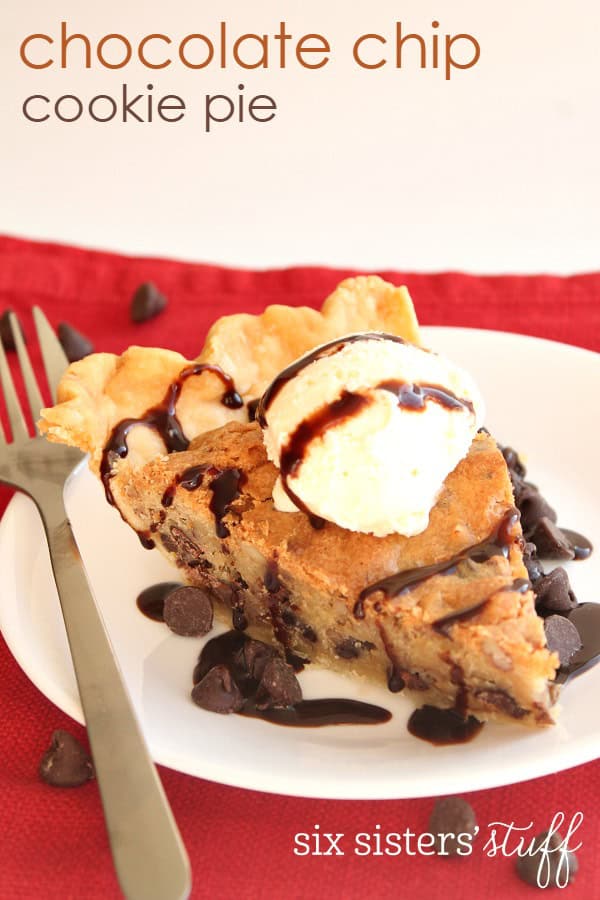 Chocolate Chip Cookie Pie Recipe