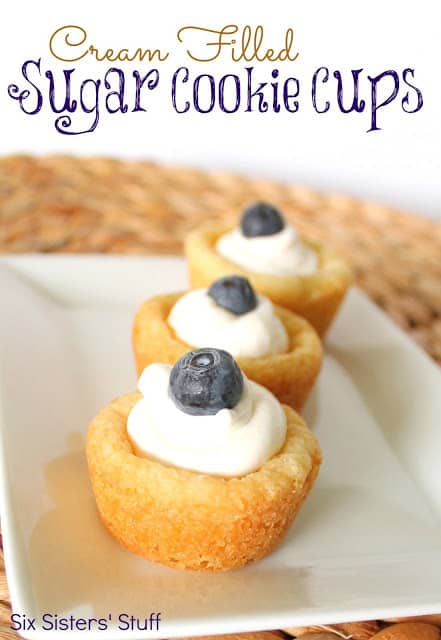 Cream Filled Sugar Cookie Cups Recipe