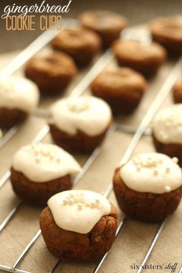 Gingerbread Cookie Cups