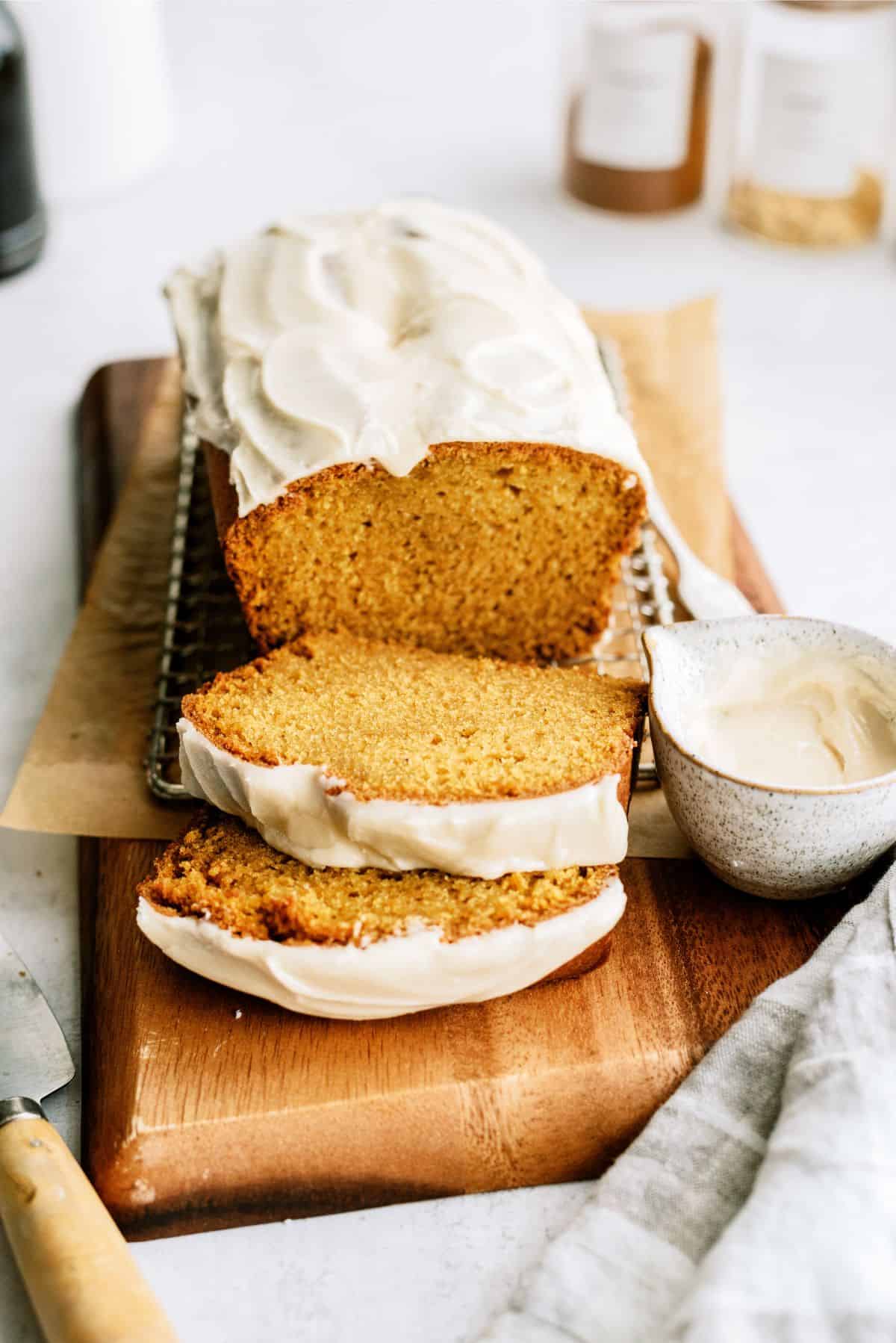 Pumpkin Bread with Maple Glaze Recipe