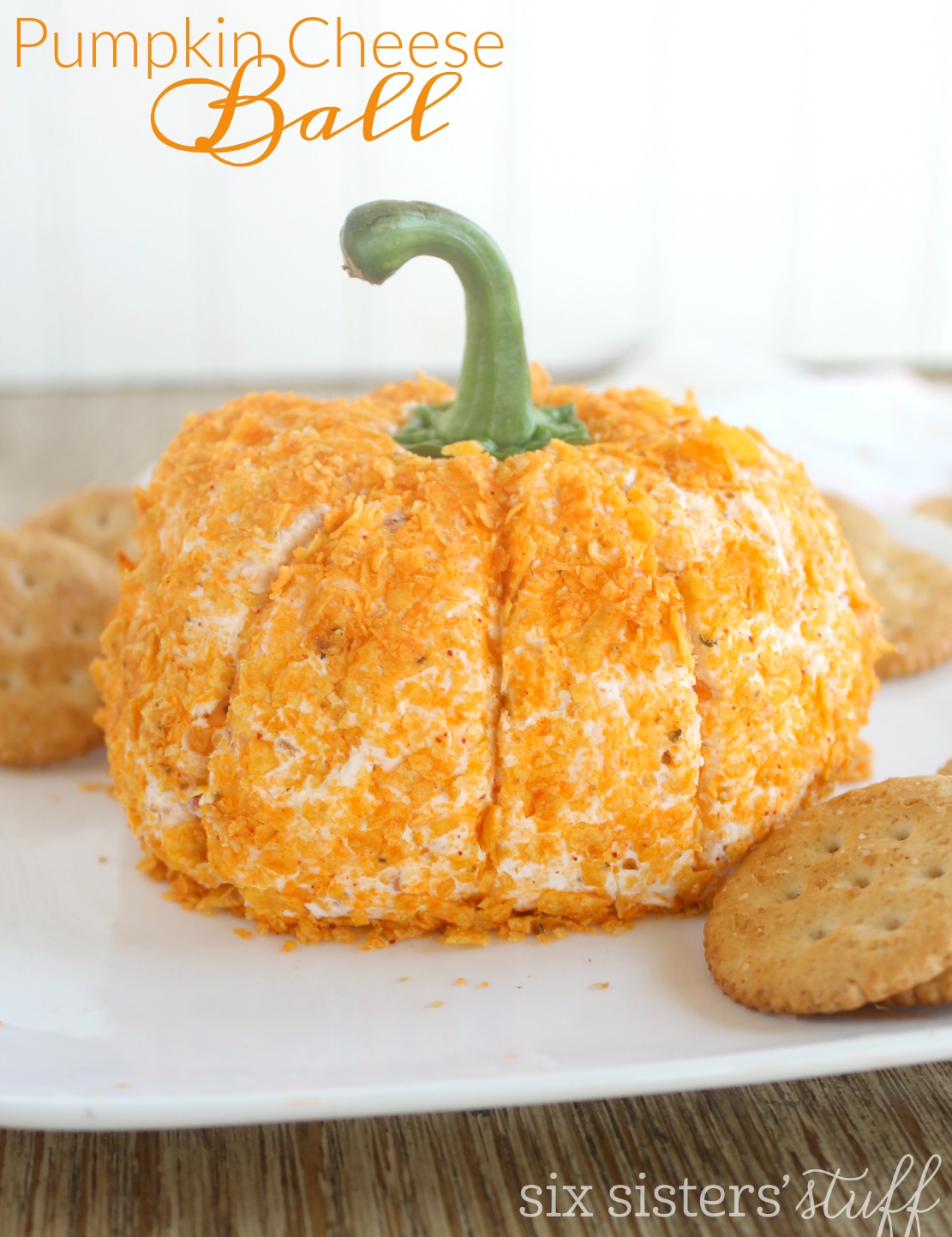Pumpkin-Shaped Cheese Ball Recipe