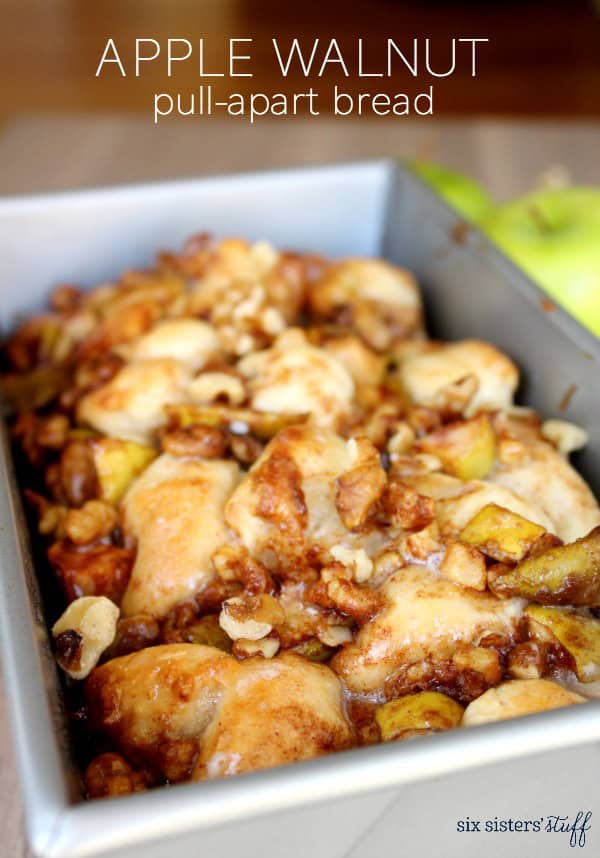 Apple Walnut Pull-Apart Bread Recipe