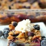 Blueberry Croissant Breakfast Bake