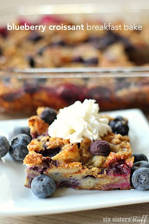 Blueberry Croissant Breakfast Bake Recipe