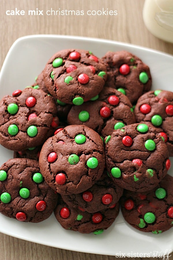 Cake Mix Christmas Cookies | Six Sisters' Stuff