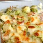 Cheesy Bacon Brussel Sprouts