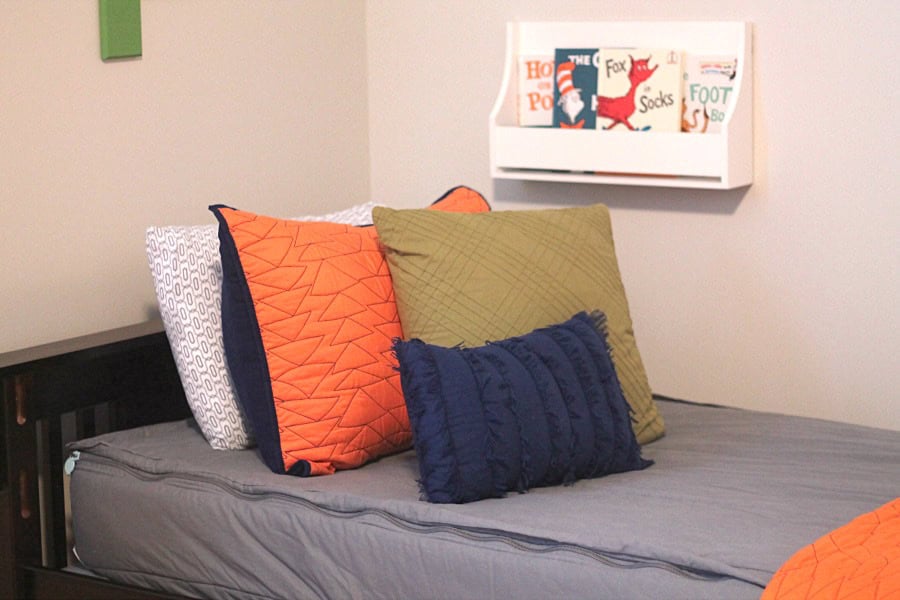 Gray Zipper Bedding