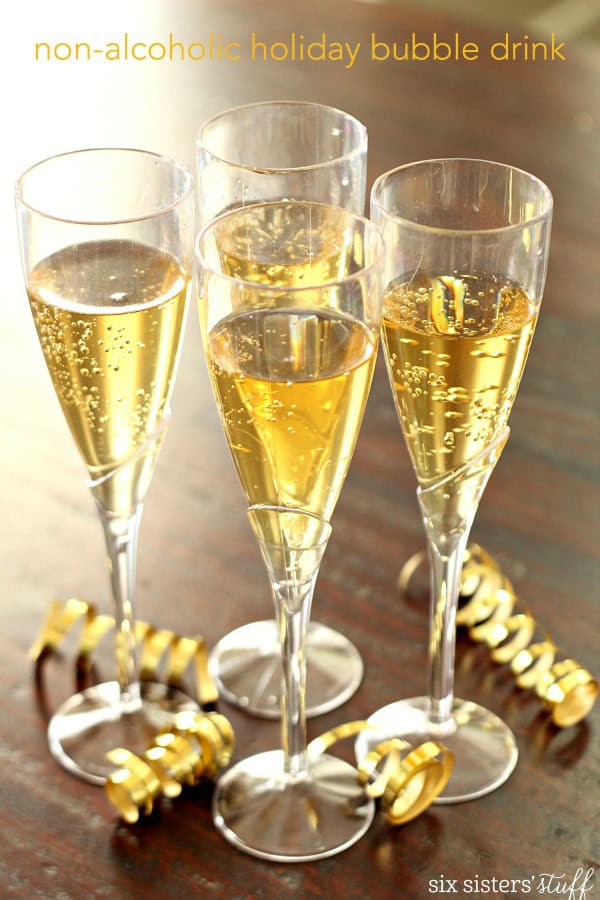 Non-Alcoholic Bubbly Drink Recipe (aka Mock Champagne)