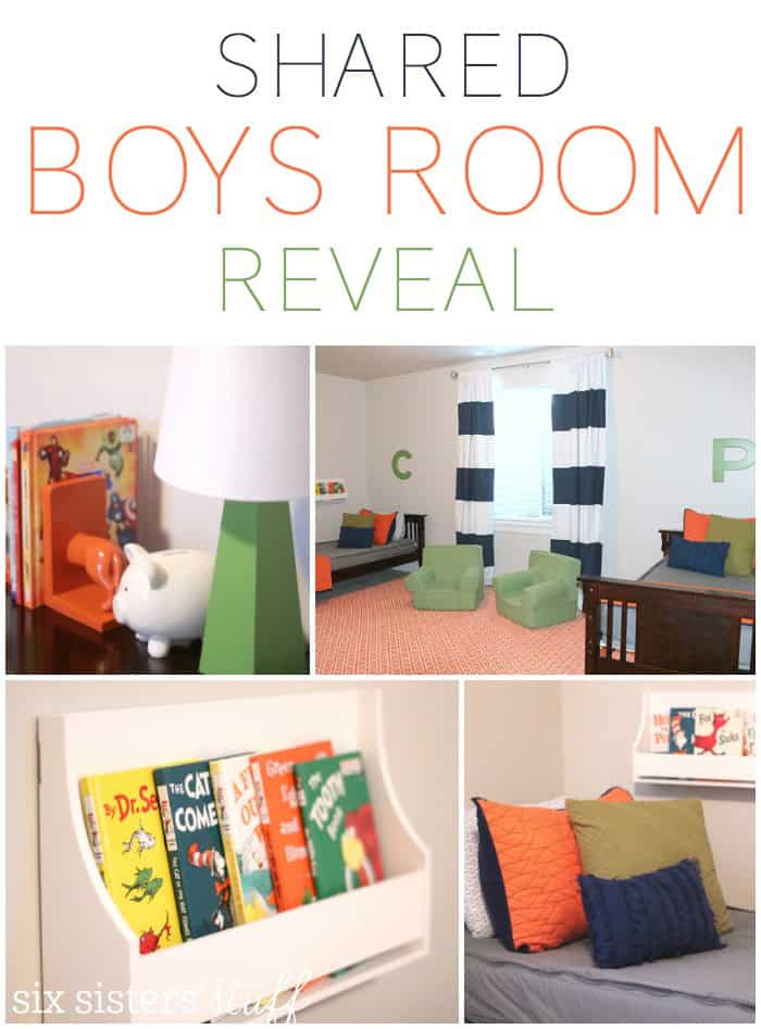 Boys Shared Bedroom Reveal | Six Sisters' Stuff