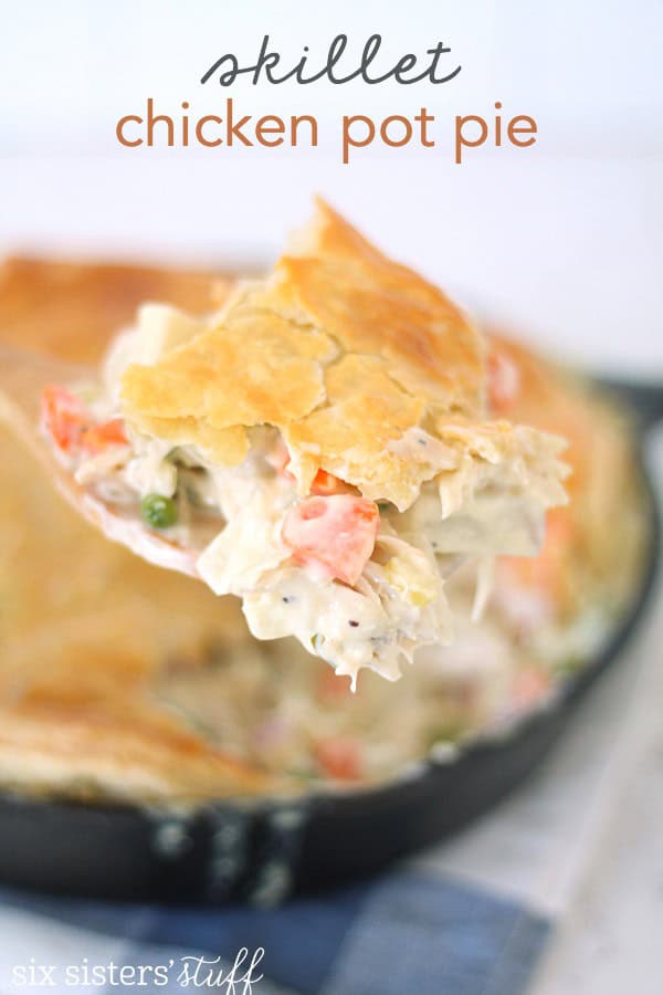 Skillet Chicken Pot Pie Recipe Six Sisters' Stuff