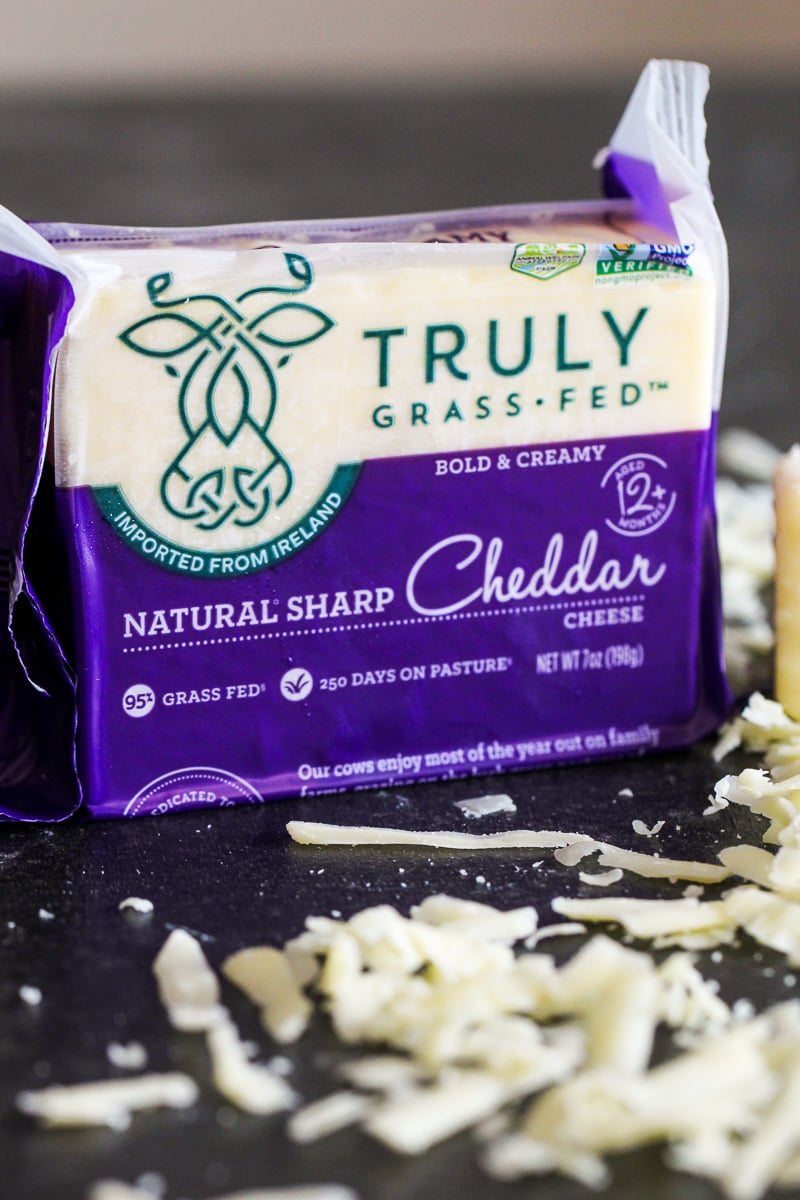 Truly Grass Fed Natural Sharp Cheddar Cheese 