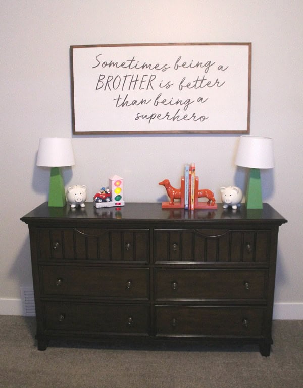 boys shared room dresser