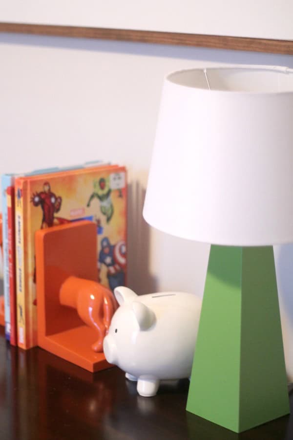 green lamp boys room