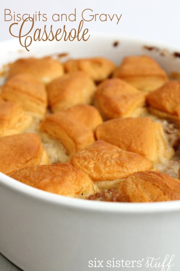 Biscuits and Gravy Casserole Recipe