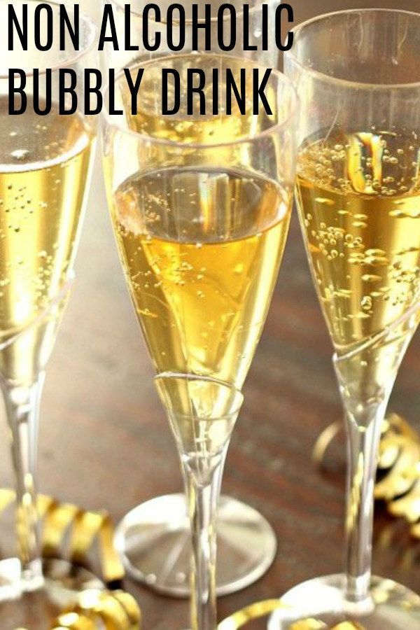 Non-Alcoholic Bubbly Drink (Mock Champagne)